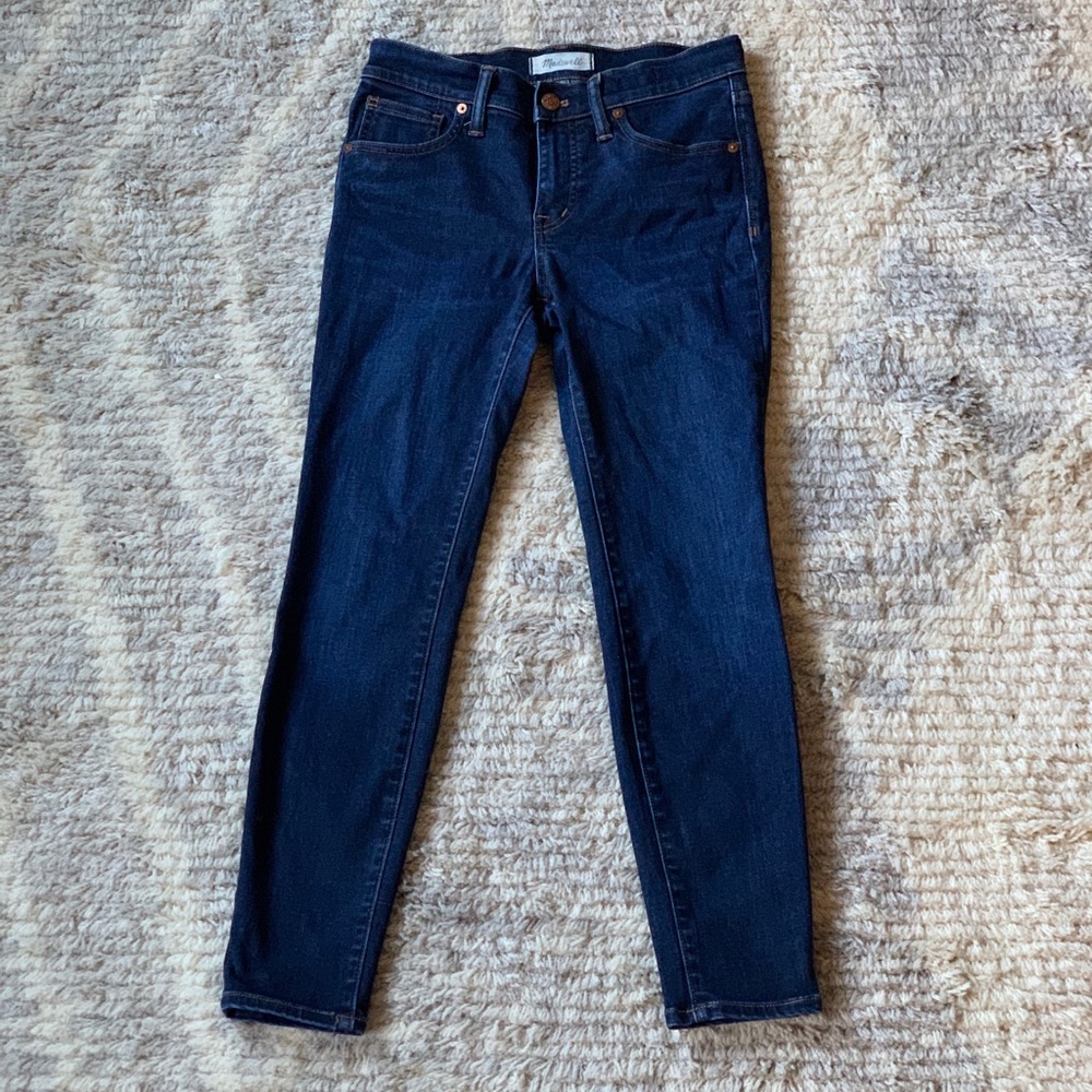 Madewell 9” High Rise Skinny Jeans, 26 Petite